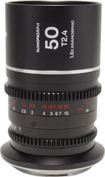 Laowa Nanomorph 50mm T2.4 1.5X S35 (Silver) - Canon RF
