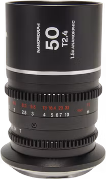 Laowa Nanomorph 50mm T2.4 1.5X S35 (Silver) - Canon RF