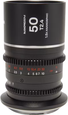Laowa Nanomorph 50mm T2.4 1.5X S35 (Silver) - Canon RF