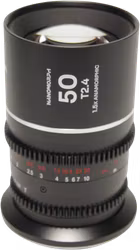 Laowa Nanomorph 50mm T2.4 1.5X S35 (Silver) - Canon RF