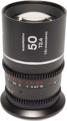 Laowa Nanomorph 50mm T2.4 1.5X S35 (Silver) - Canon RF