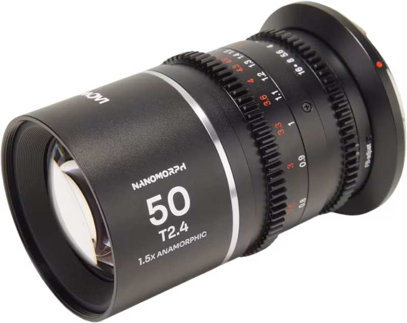 Laowa Nanomorph 50mm T2.4 1.5X S35 (Silver) - Canon RF