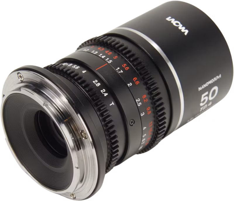 Laowa Nanomorph 50mm T2.4 1.5X S35 (Silver) - MFT