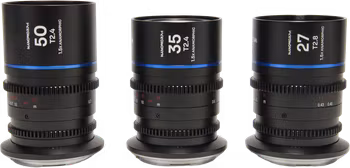 Laowa Nanomorph S35 Prime 3-Lens Bundle  (27mm, 35mm, 50mm) (Blue) - L Mount
