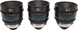 Laowa Nanomorph S35 Prime 3-Lens Bundle  (27mm, 35mm, 50mm) (Blue) - Arri PL/Canon EF