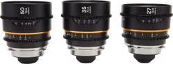 Laowa Nanomorph S35 Prime 3-Lens Bundle  (27mm, 35mm, 50mm) (Amber) - Arri PL/Canon EF