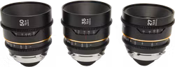 Laowa Nanomorph S35 Prime 3-Lens Bundle  (27mm, 35mm, 50mm) (Amber) - Arri PL/Canon EF