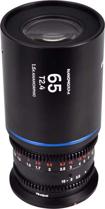 Laowa Nanomorph 65mm T2.4 1.5X S35 (Blue) - MFT