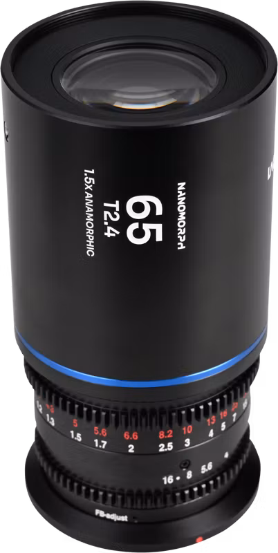 Laowa Nanomorph 65mm T2.4 1.5X S35 (Blue) - DL