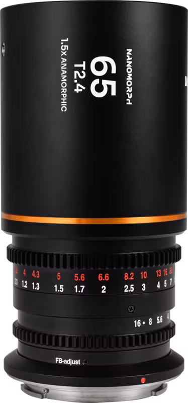Laowa Nanomorph 65mm T2.4 1.5X S35 (Amber) - Sony E