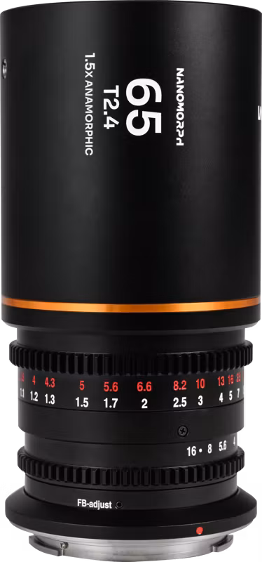 Laowa Nanomorph 65mm T2.4 1.5X S35 (Amber) - Canon RF
