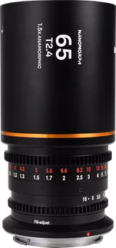 Laowa Nanomorph 65mm T2.4 1.5X S35 (Amber) - Canon RF