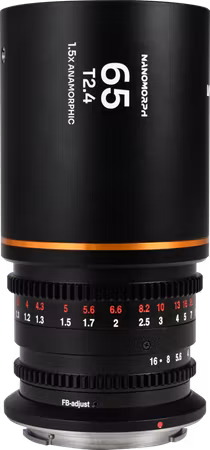 Laowa Nanomorph 65mm T2.4 1.5X S35 (Amber) - Canon RF