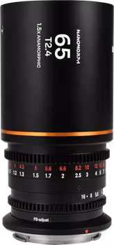 Laowa Nanomorph 65mm T2.4 1.5X S35 (Amber) - Nikon Z