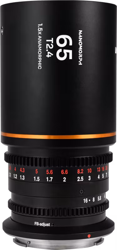 Laowa Nanomorph 65mm T2.4 1.5X S35 (Amber) - MFT