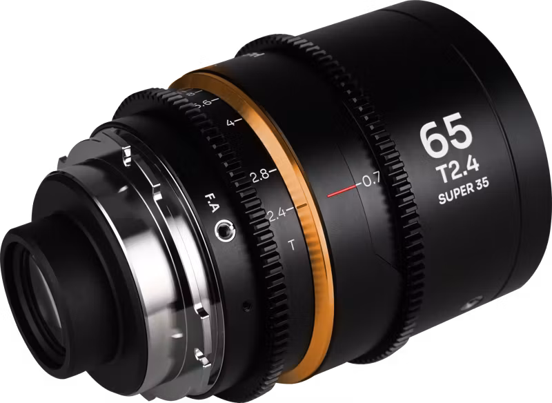 Laowa Nanomorph 65mm T2.4 1.5X S35 (Amber) - Arri PL/Canon EF