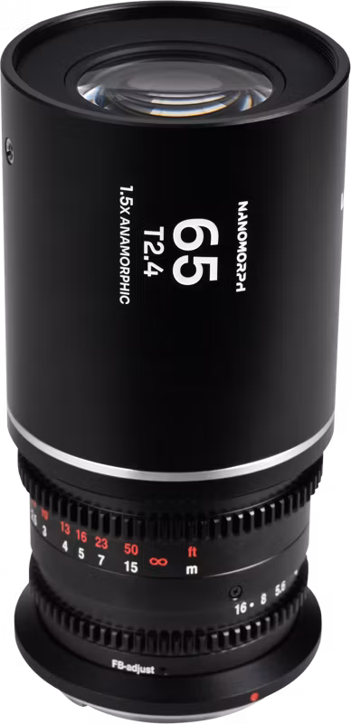 Laowa Nanomorph 65mm T2.4 1.5X S35 (Silver) - Fuji X