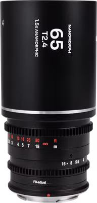 Laowa Nanomorph 65mm T2.4 1.5X S35 (Silver) - Nikon Z