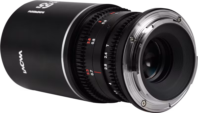 Laowa Nanomorph 65mm T2.4 1.5X S35 (Silver) - Canon RF