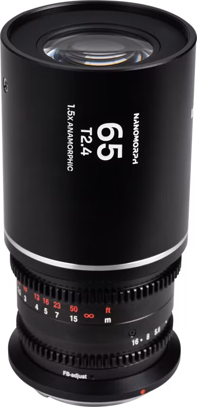 Laowa Nanomorph 65mm T2.4 1.5X S35 (Silver) - L Mount