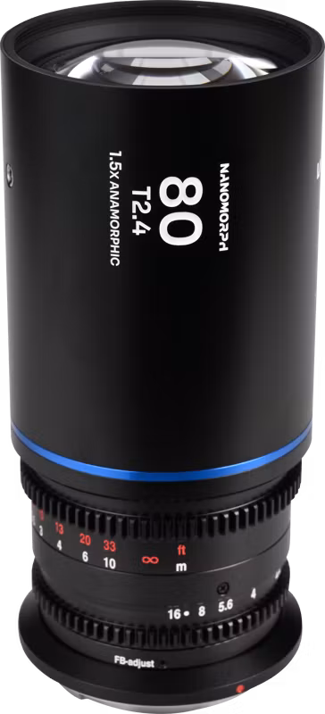 Laowa Nanomorph 80mm T2.4 1.5X S35 (Blue) - Canon RF