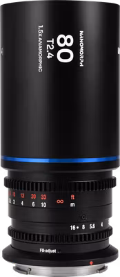 Laowa Nanomorph 80mm T2.4 1.5X S35 (Blue) - MFT
