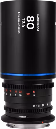 Laowa Nanomorph 80mm T2.4 1.5X S35 (Blue) - MFT