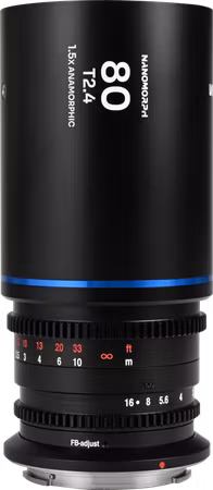 Laowa Nanomorph 80mm T2.4 1.5X S35 (Blue) - DL