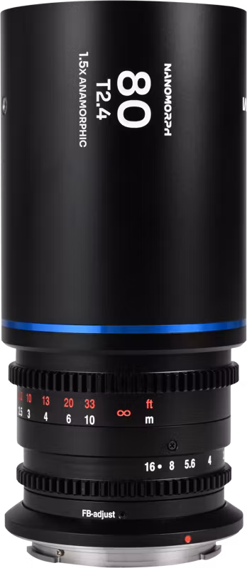 Laowa Nanomorph 80mm T2.4 1.5X S35 (Blue) - DL