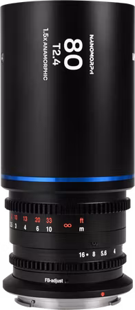 Laowa Nanomorph 80mm T2.4 1.5X S35 (Blue) - DL
