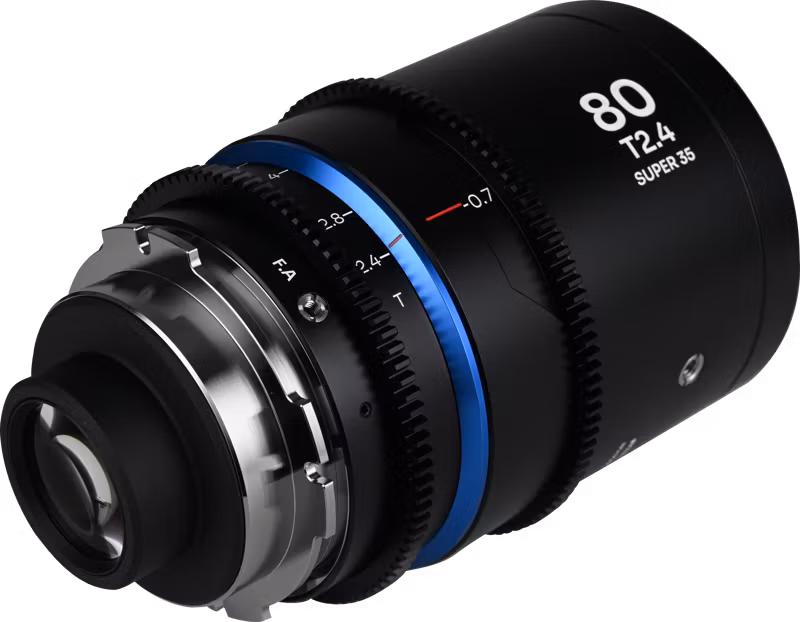 Laowa Nanomorph 80mm T2.4 1.5X S35 (Blue) - Arri PL/Canon EF
