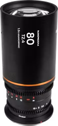 Laowa Nanomorph 80mm T2.4 1.5X S35 (Amber) - Sony E