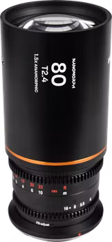 Laowa Nanomorph 80mm T2.4 1.5X S35 (Amber) - Sony E