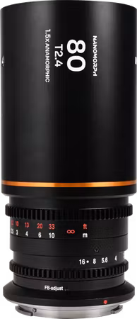Laowa Nanomorph 80mm T2.4 1.5X S35 (Amber) - Fuji X