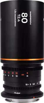 Laowa Nanomorph 80mm T2.4 1.5X S35 (Amber) - Canon RF