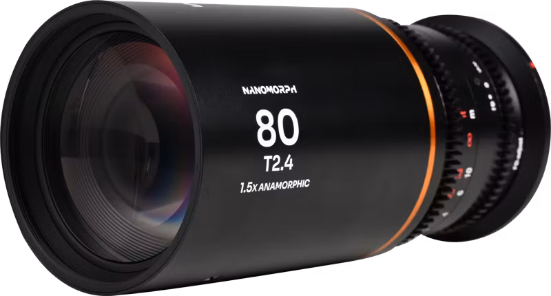 Laowa Nanomorph 80mm T2.4 1.5X S35 (Amber) - Canon RF