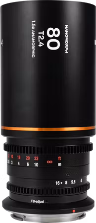 Laowa Nanomorph 80mm T2.4 1.5X S35 (Amber) - Nikon Z