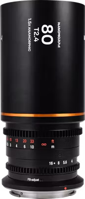 Laowa Nanomorph 80mm T2.4 1.5X S35 (Amber) - L Mount