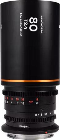 Laowa Nanomorph 80mm T2.4 1.5X S35 (Amber) - DL