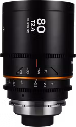 Laowa Nanomorph 80mm T2.4 1.5X S35 (Amber) - Arri PL/Canon EF