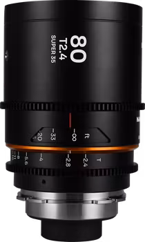 Laowa Nanomorph 80mm T2.4 1.5X S35 (Amber) - Arri PL/Canon EF