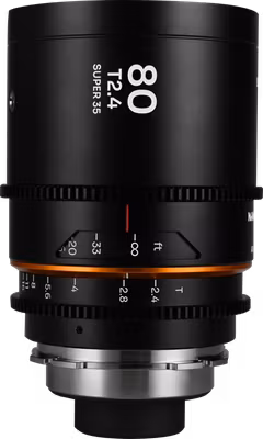 Laowa Nanomorph 80mm T2.4 1.5X S35 (Amber) - Arri PL/Canon EF