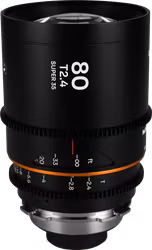 Laowa Nanomorph 80mm T2.4 1.5X S35 (Amber) - Arri PL/Canon EF