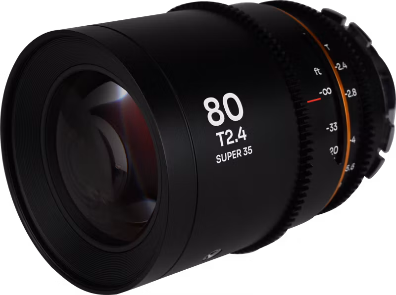 Laowa Nanomorph 80mm T2.4 1.5X S35 (Amber) - Arri PL/Canon EF