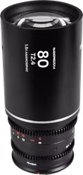 Laowa Nanomorph 80mm T2.4 1.5X S35 (Silver) - Canon RF