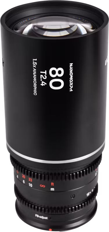 Laowa Nanomorph 80mm T2.4 1.5X S35 (Silver) - DL