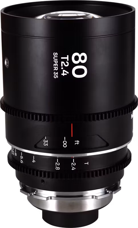 Laowa Nanomorph 80mm T2.4 1.5X S35 (Silver) - Arri PL/Canon EF