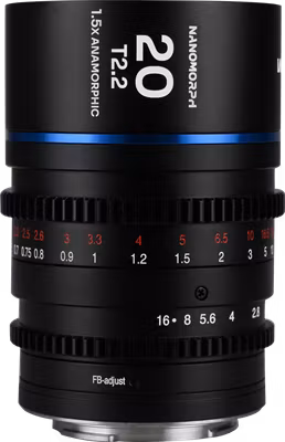 Laowa Nanomorph 20mm T2.2 1.5X MFT (Blue) - MFT