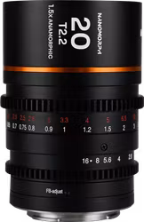 Laowa Nanomorph 20mm T2.2 1.5X MFT (Amber) - MFT