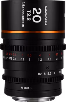 Laowa Nanomorph 20mm T2.2 1.5X MFT (Amber) - MFT